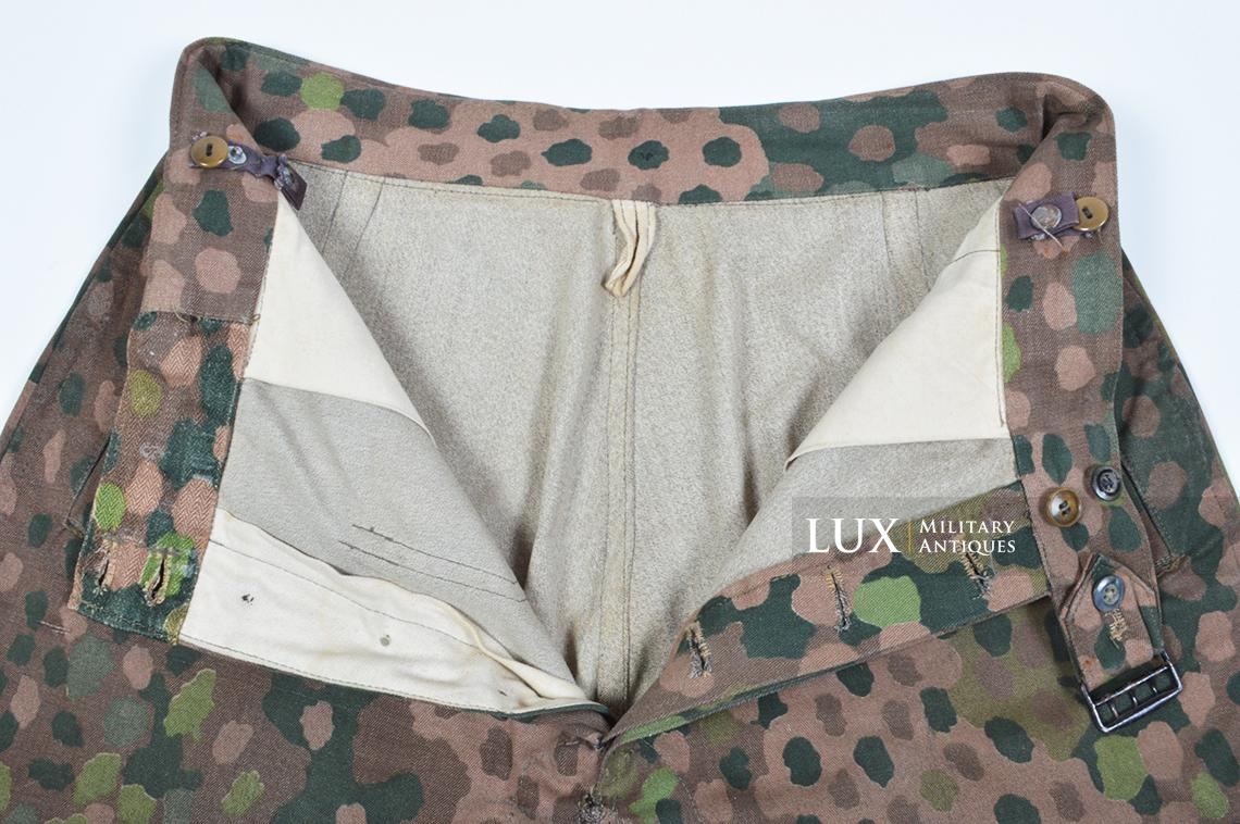 Waffen-SS dot camouflage panzer trousers in smooth cotton material - photo 19