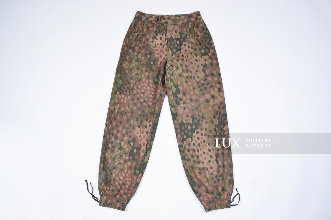 Waffen-SS dot camouflage panzer trousers in smooth cotton material - photo 4