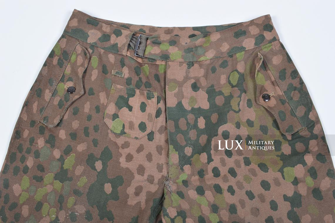 Waffen-SS dot camouflage panzer trousers in smooth cotton material - photo 7