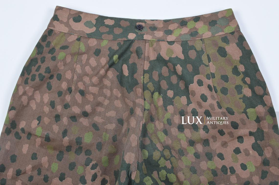 Waffen-SS dot camouflage panzer trousers in smooth cotton material - photo 30
