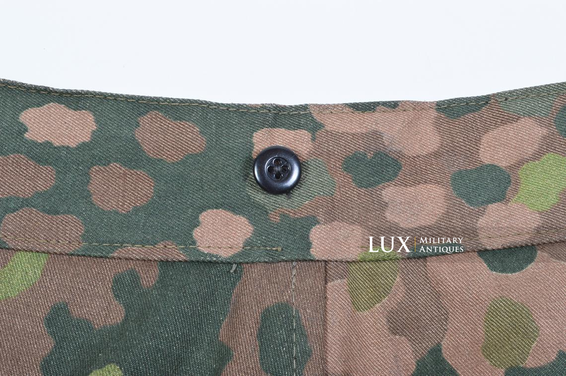Waffen-SS dot camouflage panzer trousers in smooth cotton material - photo 31