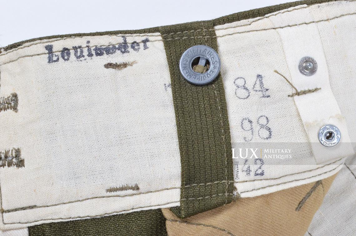German tropical issue officers breeches, dated 1942 - photo 21