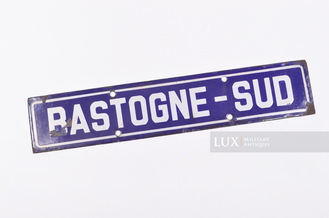 « Bastogne-Sud » railway sign - Lux Military Antiques - photo 4