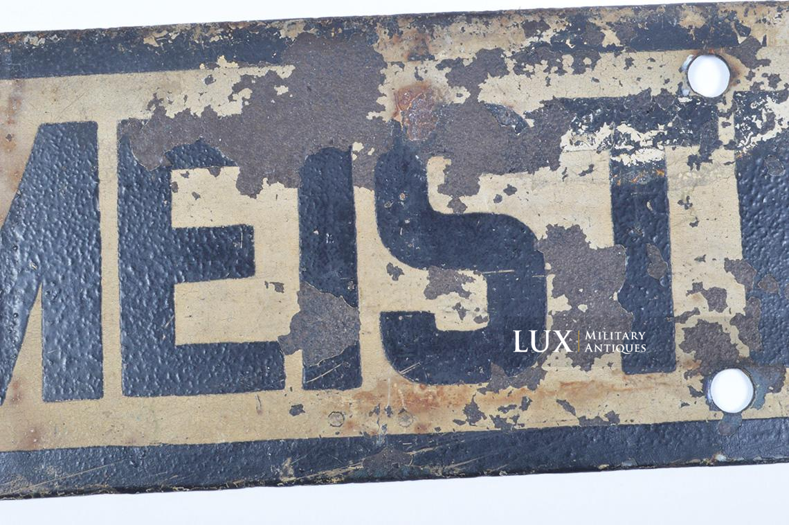« Bastogne-Sud » railway sign - Lux Military Antiques - photo 13