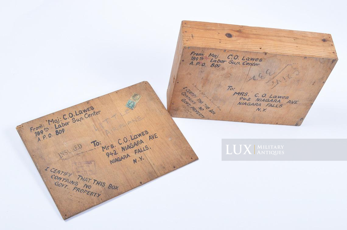 Spectaculaire maquette en bois d’un P-38 Lighting « Souvenir de Guerre » - photo 33