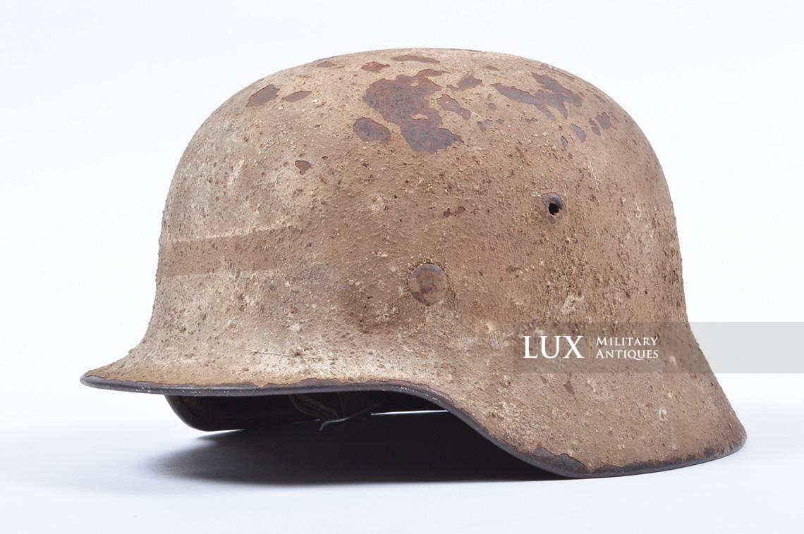 M40 Luftwaffe textured sand camouflage helmet - photo 7