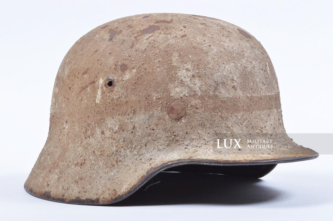 M40 Luftwaffe textured sand camouflage helmet - photo 9
