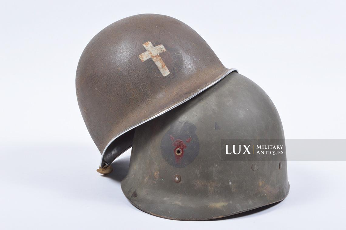 Rare USM1 Chaplains Helmet « 34th Infantry Division » - photo 7