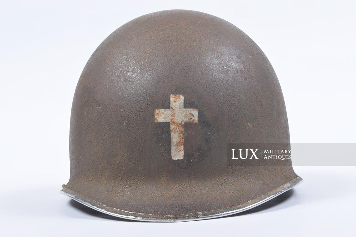 Rare casque USM1 Chapelain de la « 34th Infantry Division » - photo 9