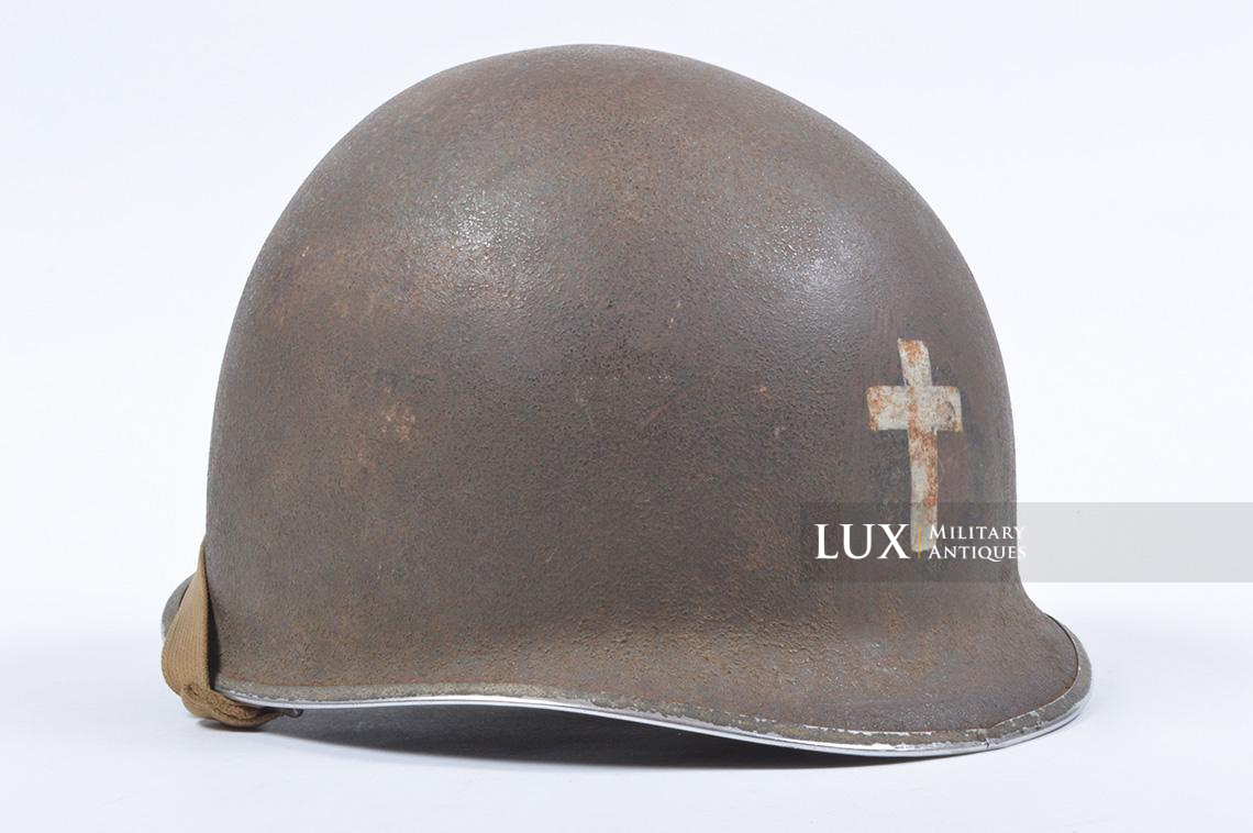 Rare casque USM1 Chapelain de la « 34th Infantry Division » - photo 10