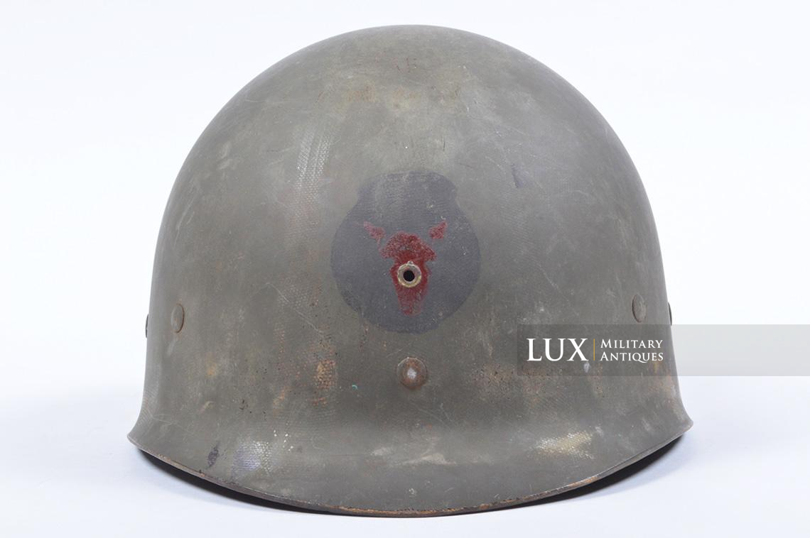 Rare casque USM1 Chapelain de la « 34th Infantry Division » - photo 32