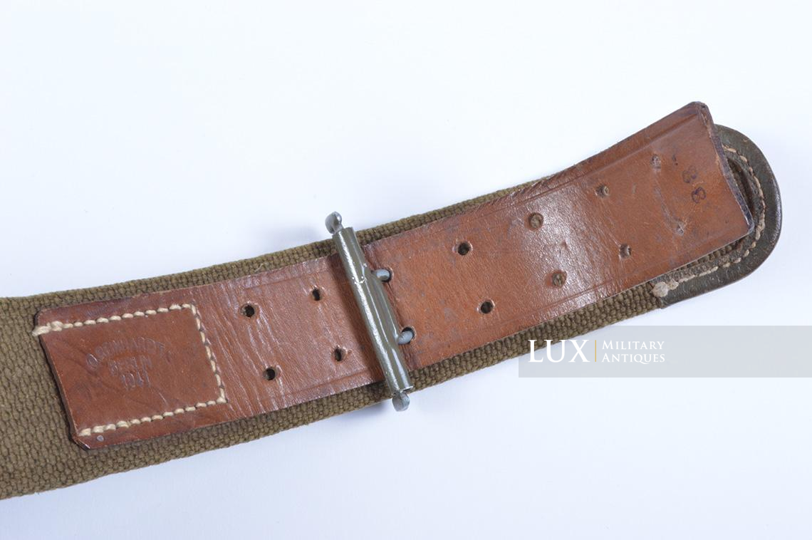 Heer officers tropical « DAK » belt & belt buckle - photo 15