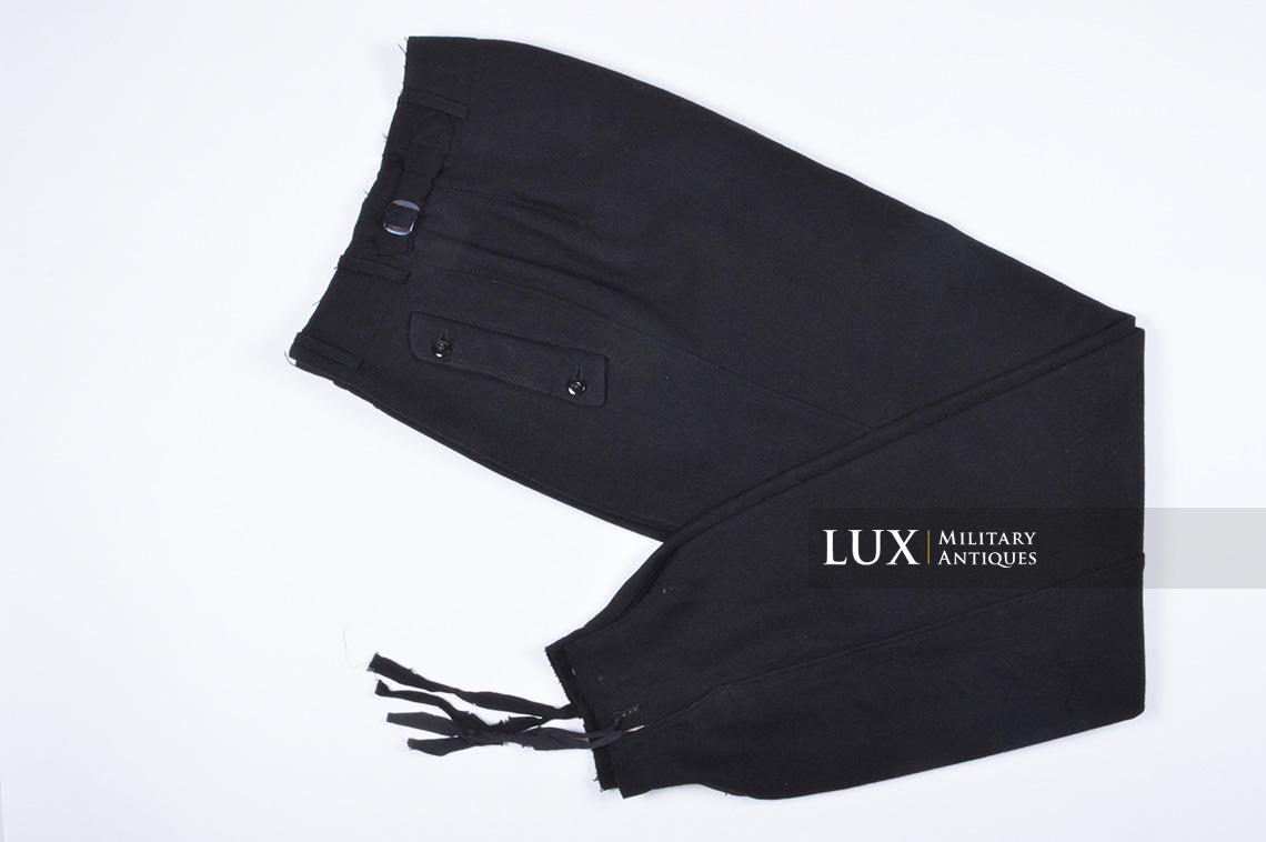 Waffen-SS issue black Panzer trousers - photo 8