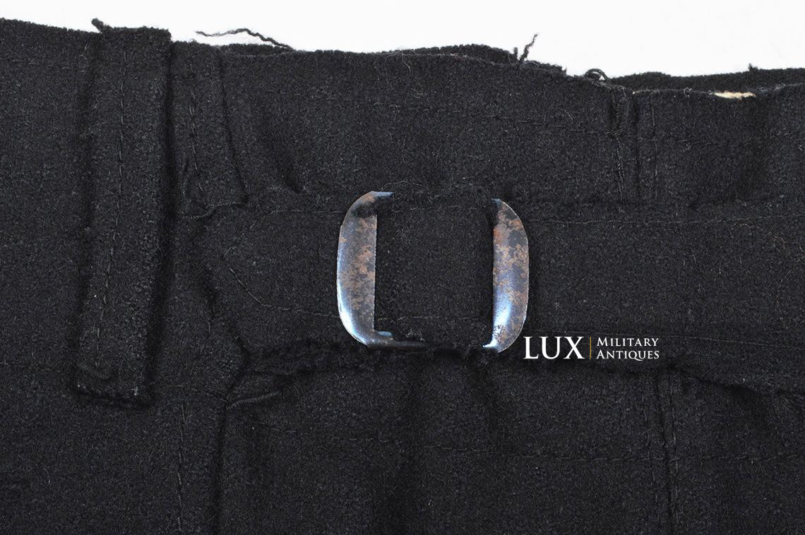 Waffen-SS issue black Panzer trousers - photo 12