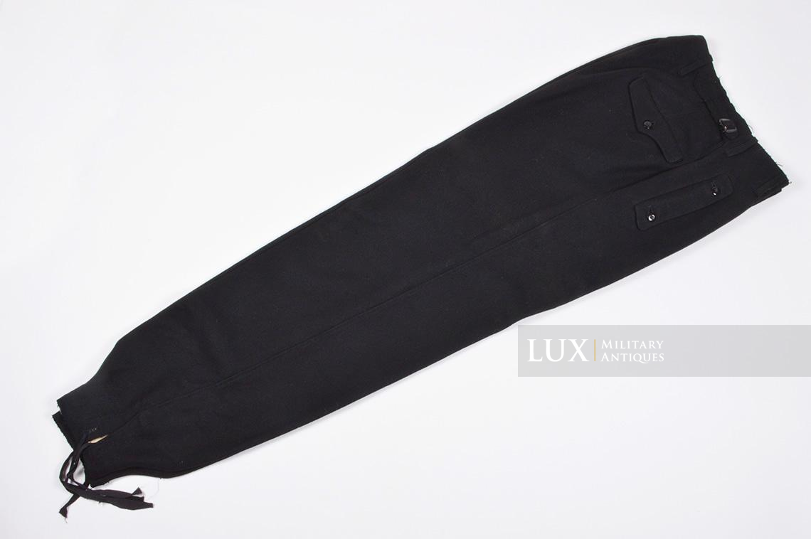 Waffen-SS issue black Panzer trousers - Lux Military Antiques - photo 13