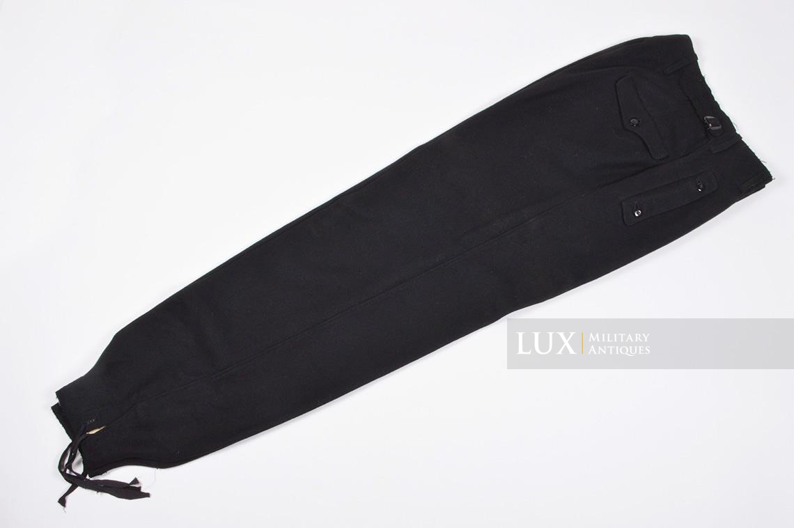 Waffen-SS issue black Panzer trousers - photo 13