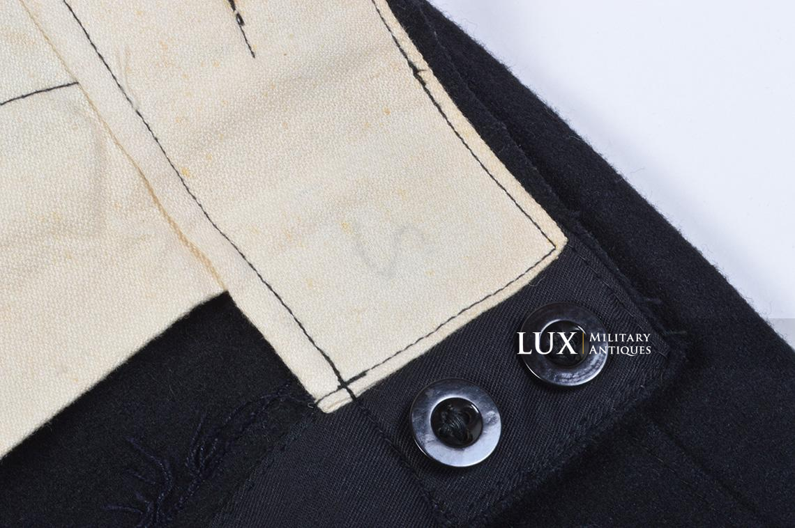Waffen-SS issue black Panzer trousers - photo 19