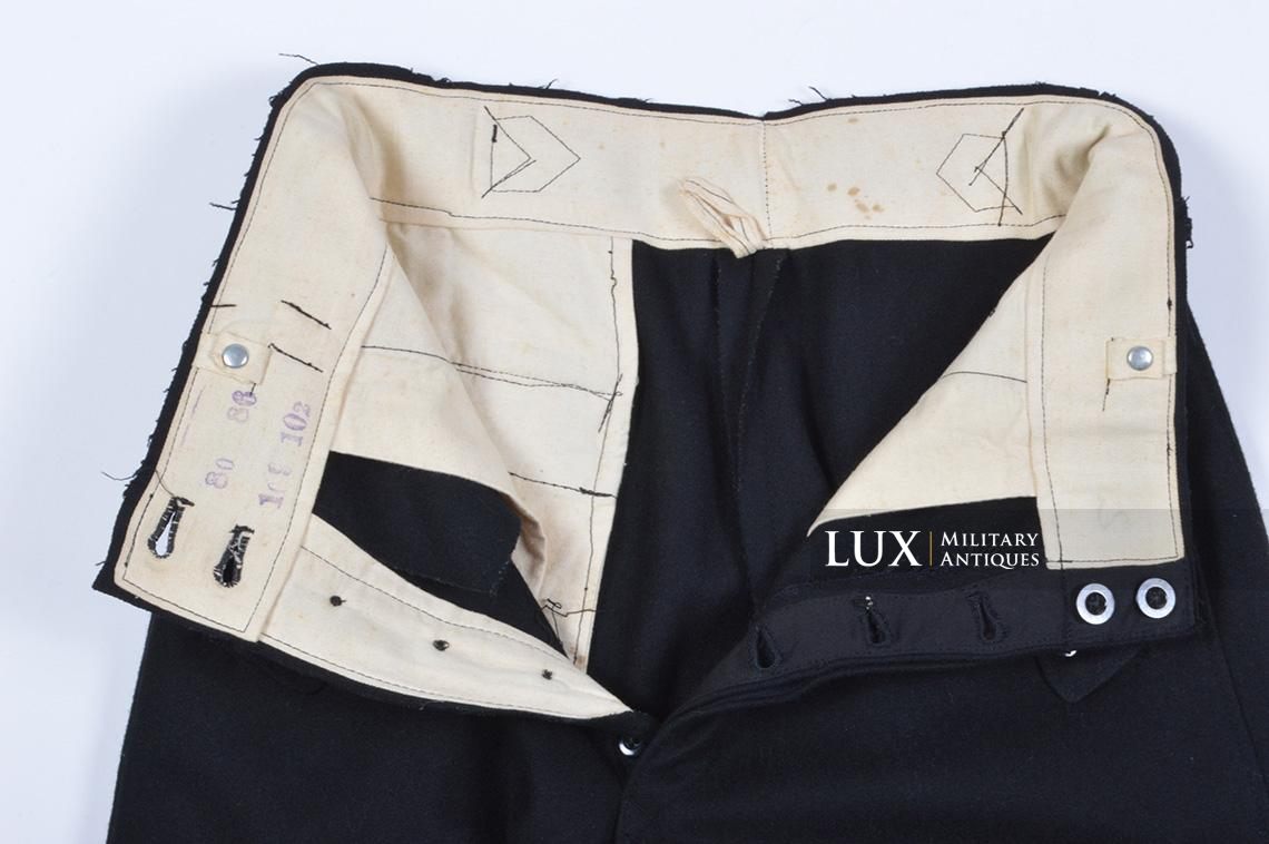 Waffen-SS issue black Panzer trousers - photo 20