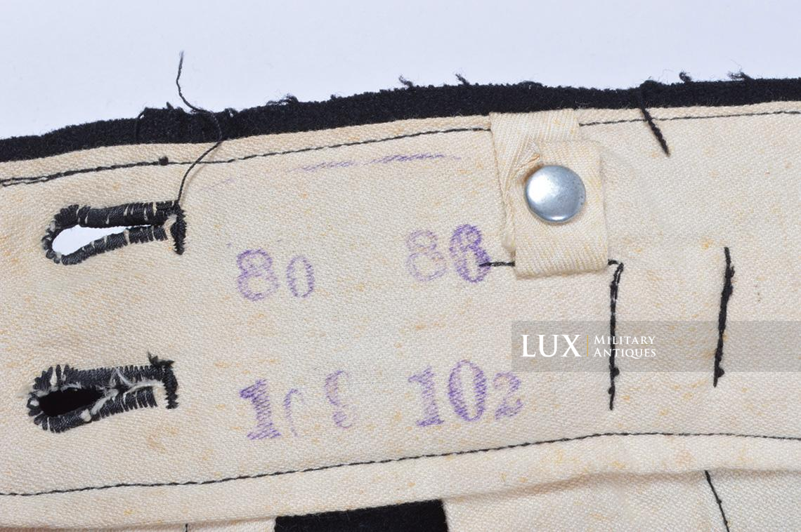 Pantalon Waffen-SS noir Panzer - Lux Military Antiques - photo 21