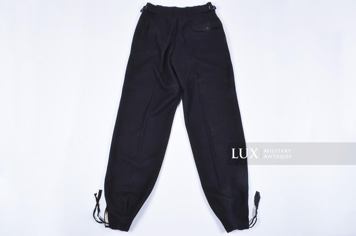 Waffen-SS issue black Panzer trousers - Lux Military Antiques - photo 7
