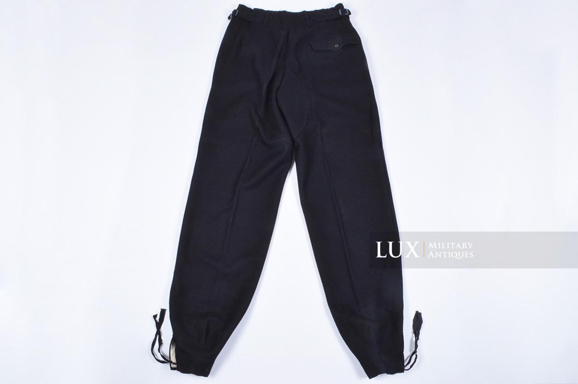 Waffen-SS issue black Panzer trousers - photo 7