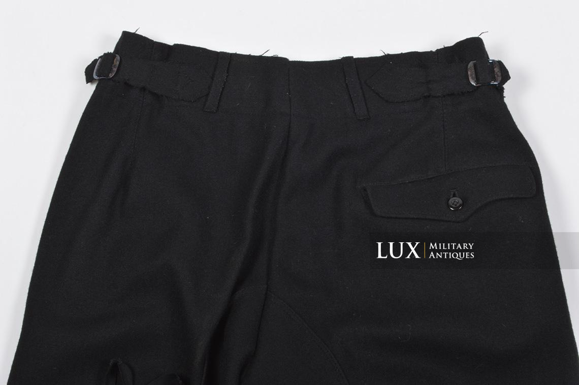 Waffen-SS issue black Panzer trousers - photo 22