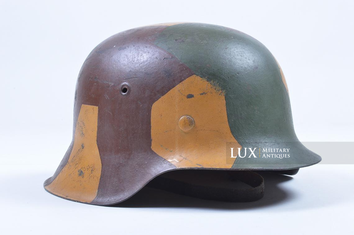 M42 German coastal artillery helmet, geometric camouflage pattern - photo 10