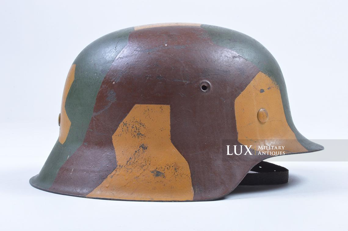 M42 German coastal artillery helmet, geometric camouflage pattern - photo 11