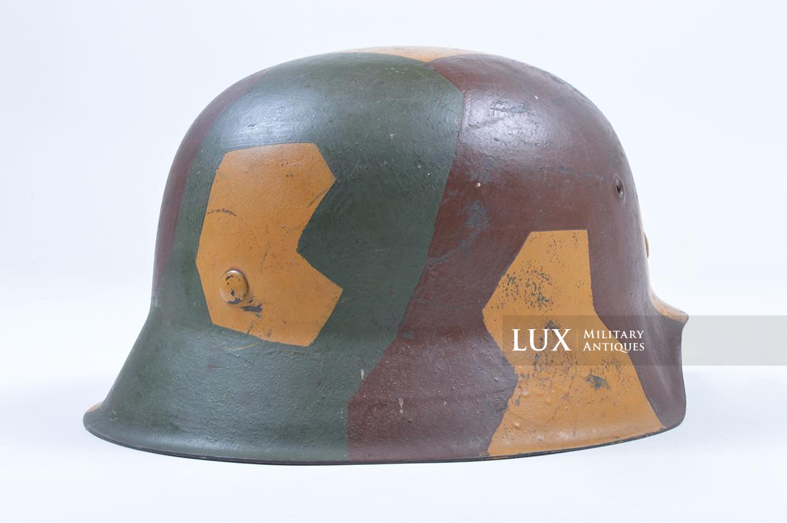 M42 German coastal artillery helmet, geometric camouflage pattern - photo 12