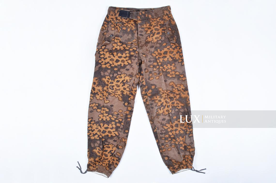 Waffen-SS oakleaf pattern drillich camouflage Panzer trousers - photo 4