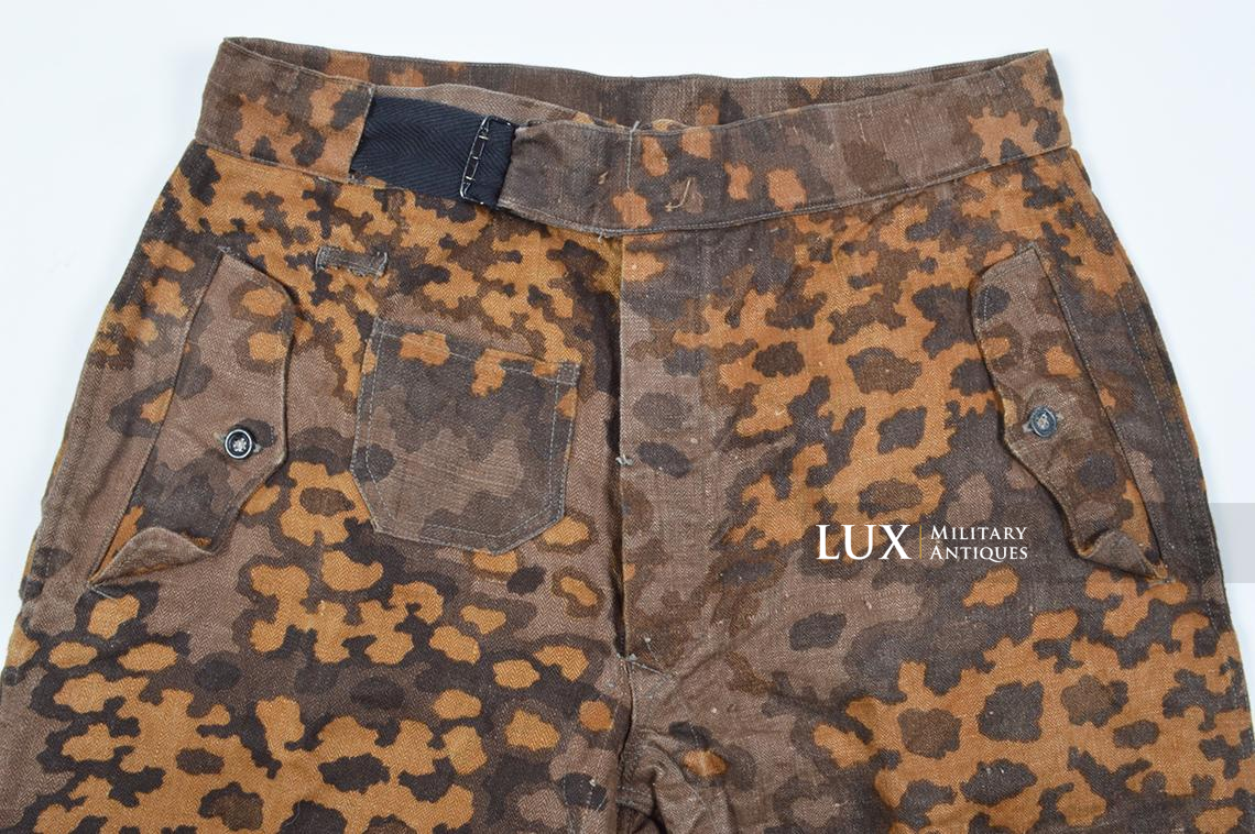 Waffen-SS oakleaf pattern drillich camouflage Panzer trousers - photo 7