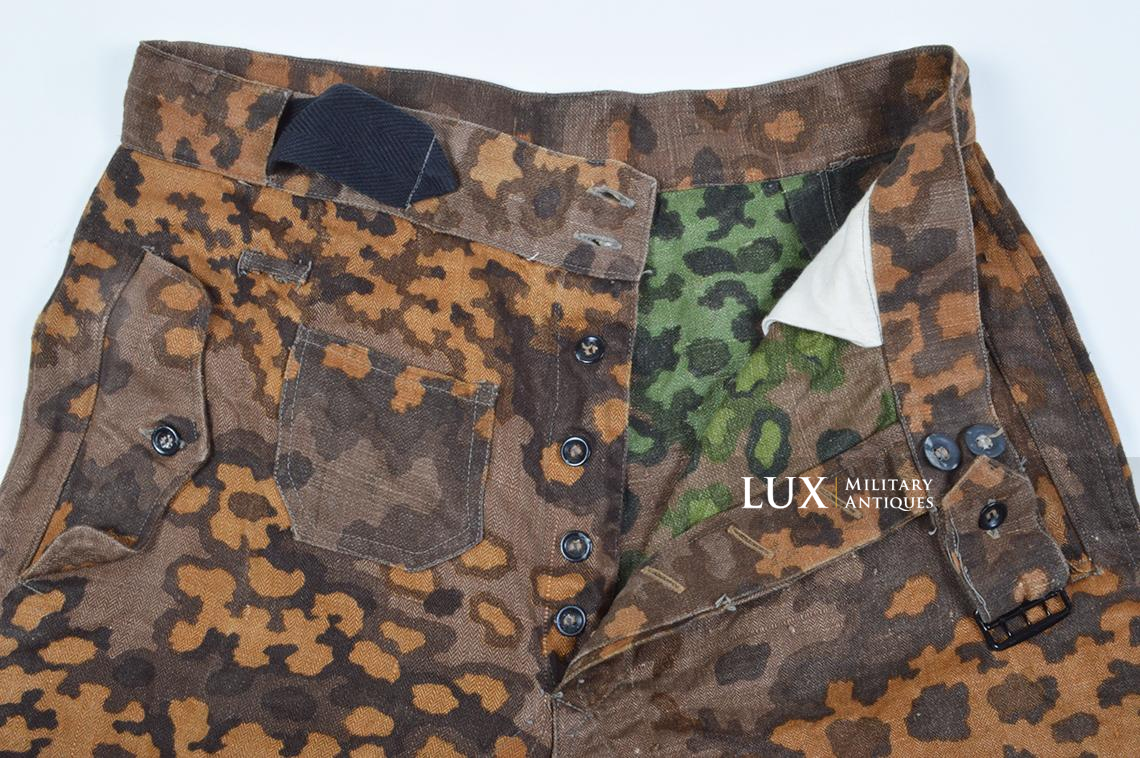 Waffen-SS oakleaf pattern drillich camouflage Panzer trousers - photo 10