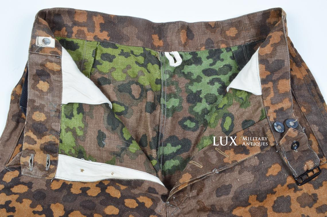 Waffen-SS oakleaf pattern drillich camouflage Panzer trousers - photo 11