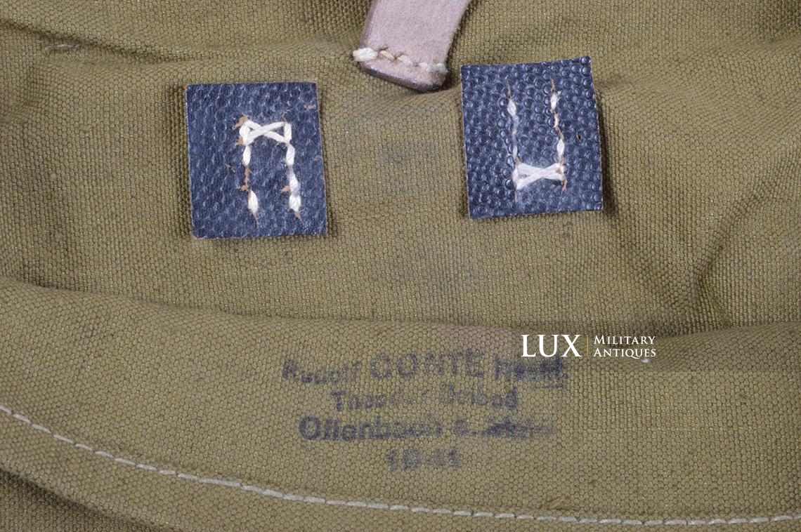 Sac en toile pour le paquetage d'assaut allemand, daté 1941 - photo 11