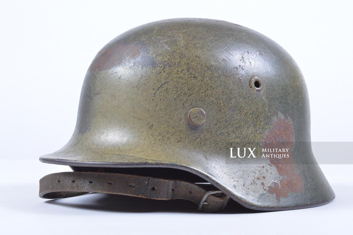 Casque allemand M40 Luftwaffe camouflé deux tons - photo 7