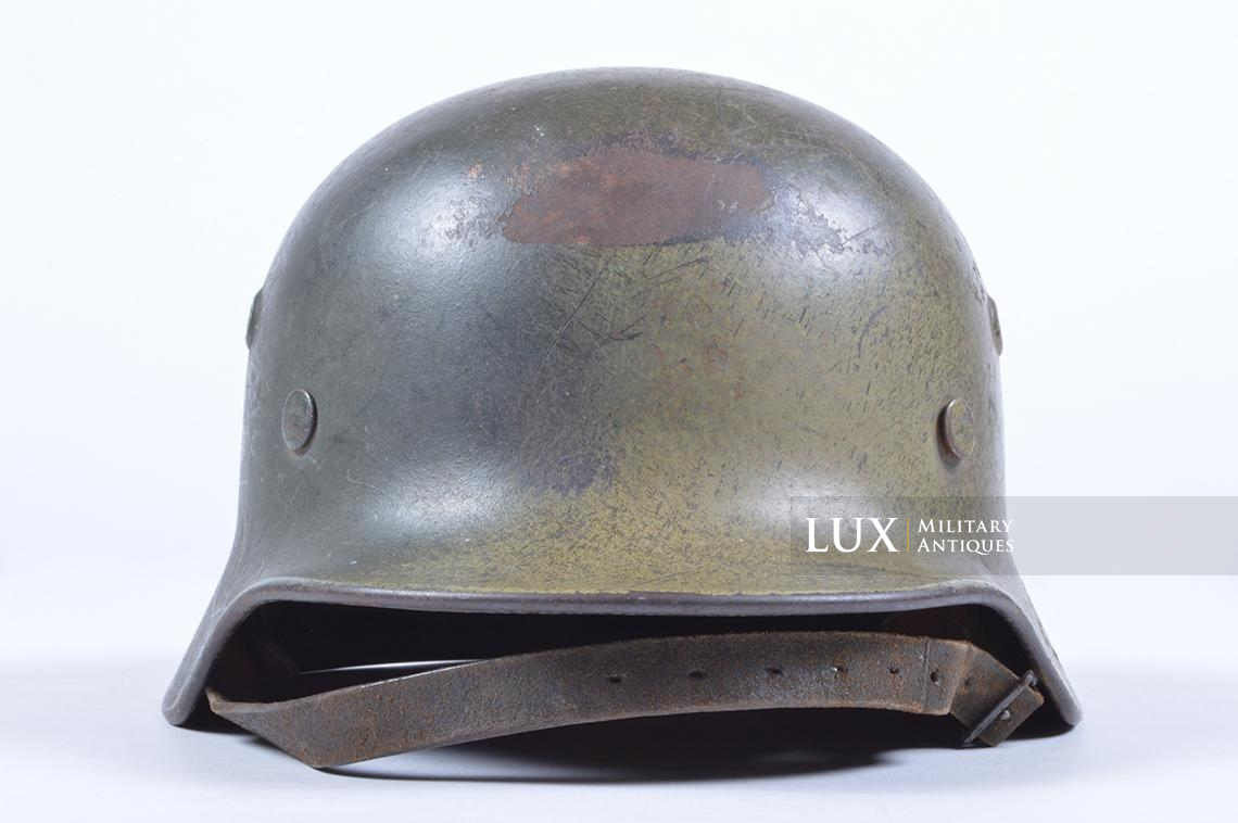 Casque allemand M40 Luftwaffe camouflé deux tons - photo 8