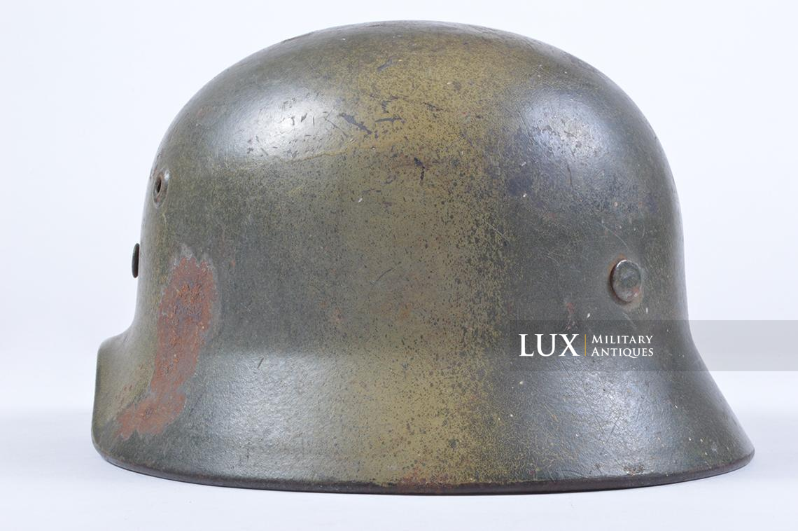 Casque allemand M40 Luftwaffe camouflé deux tons - photo 13