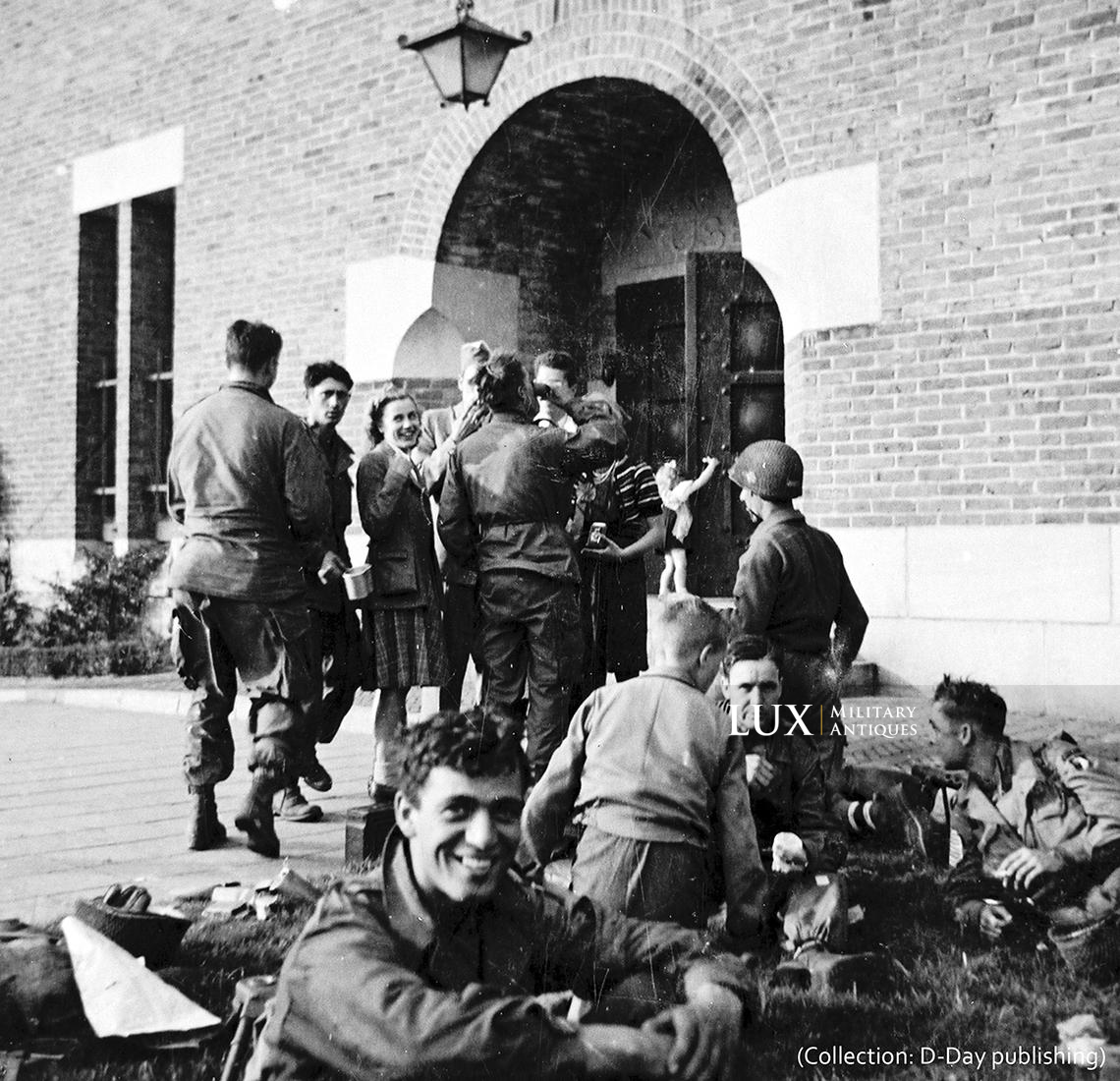 USM1 helmet, 101st AB, 506th PIR, 3rd Bn., Sgt. Fayez H. Handy - photo 7