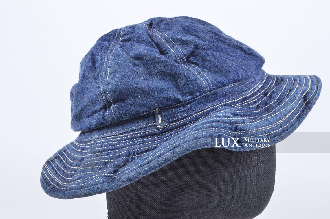 M37 US Navy issued blue denim fatigue sun cap « Daisy Mae » - photo 10