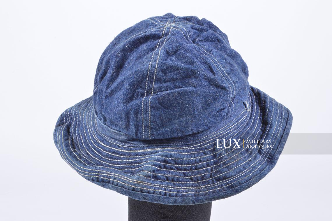 M37 US Navy issued blue denim fatigue sun cap « Daisy Mae » - photo 11
