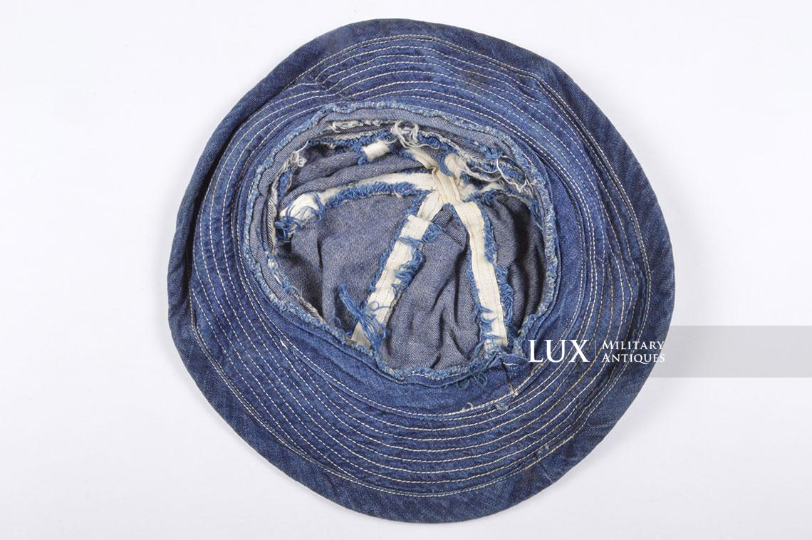 M37 US Navy issued blue denim fatigue sun cap « Daisy Mae » - photo 14