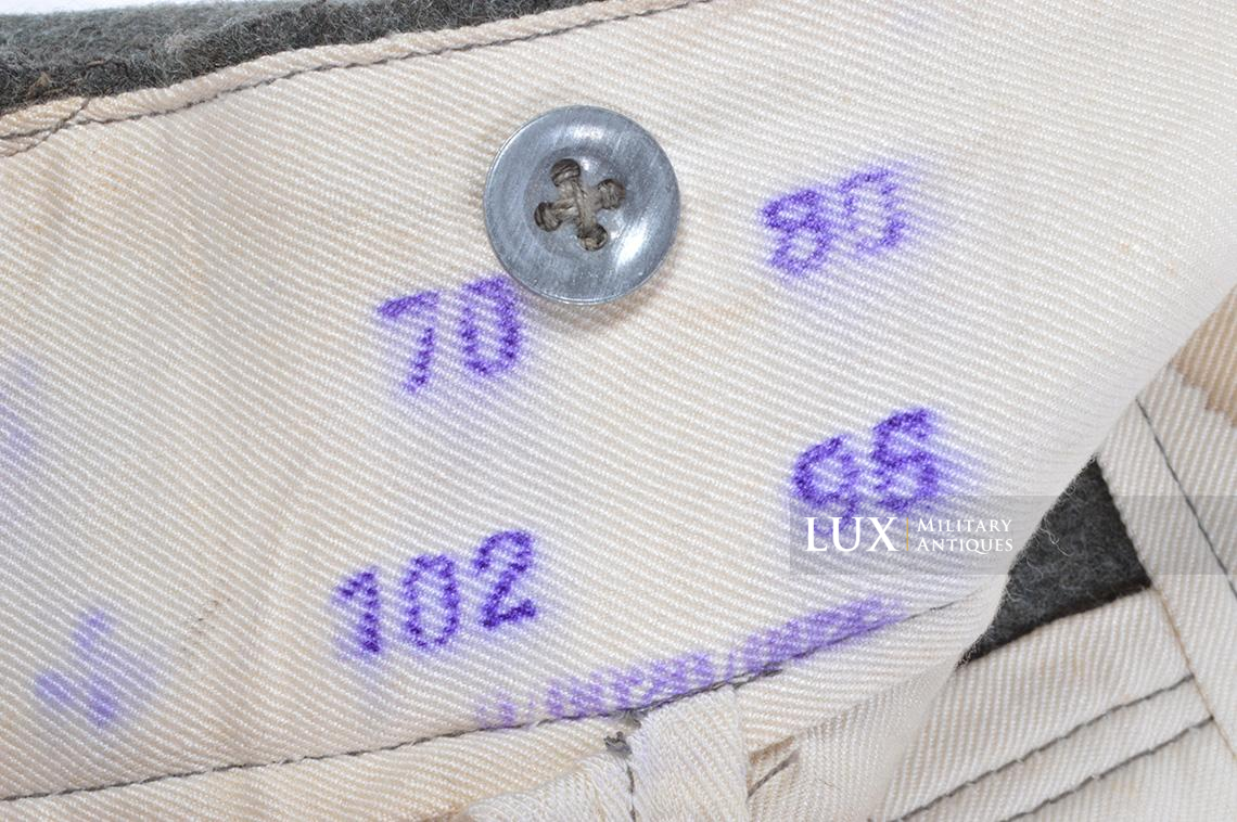 Unissued Heer/Waffen-SS M43 combat trousers with factory paper tag - photo 25