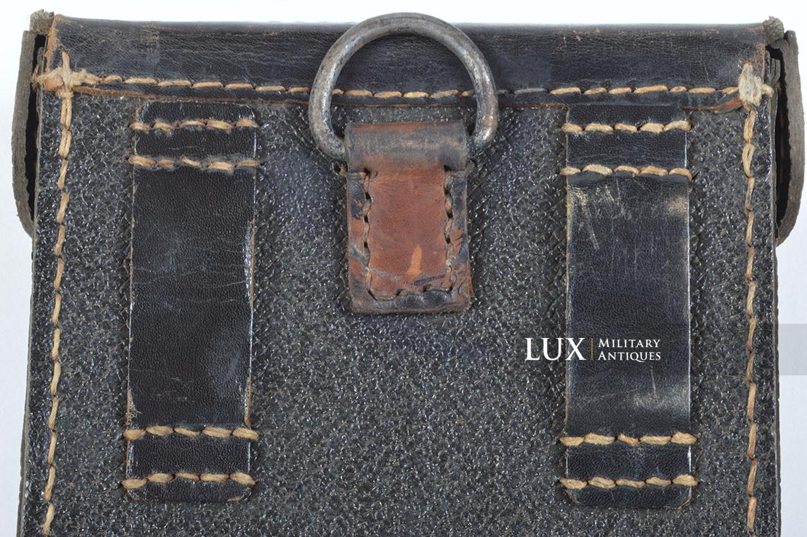 MG34/42 gunner's belt pouch in black pressed cardboard, « fuq1945 » - photo 9