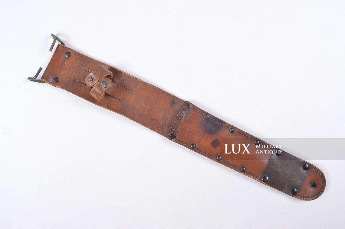 USM6 leather sheath for USM3 combat knife « VINER BROS 1943 » - photo 4