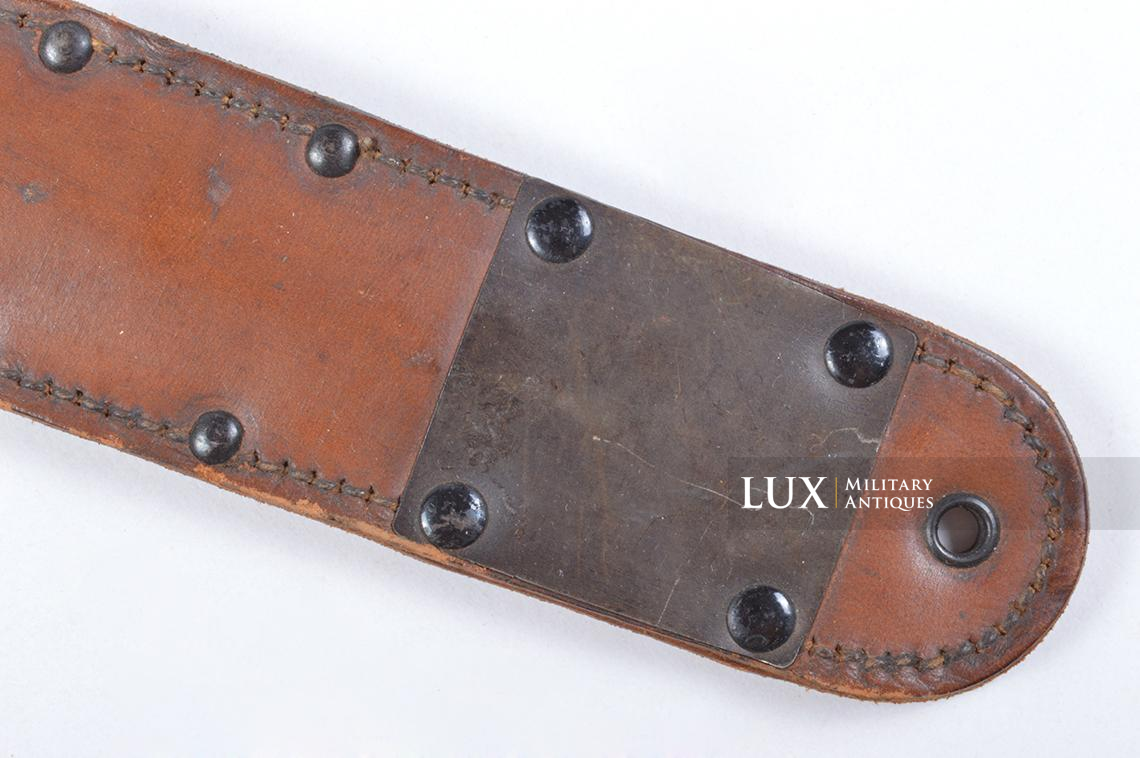 USM6 leather sheath for USM3 combat knife « VINER BROS 1943 » - photo 8
