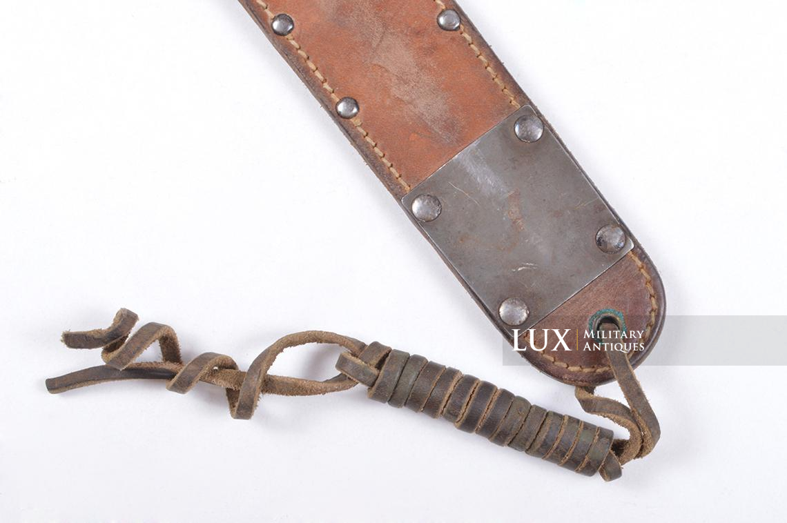 USM6 leather sheath for USM3 combat knife « VINER BROS 1943 » - photo 8