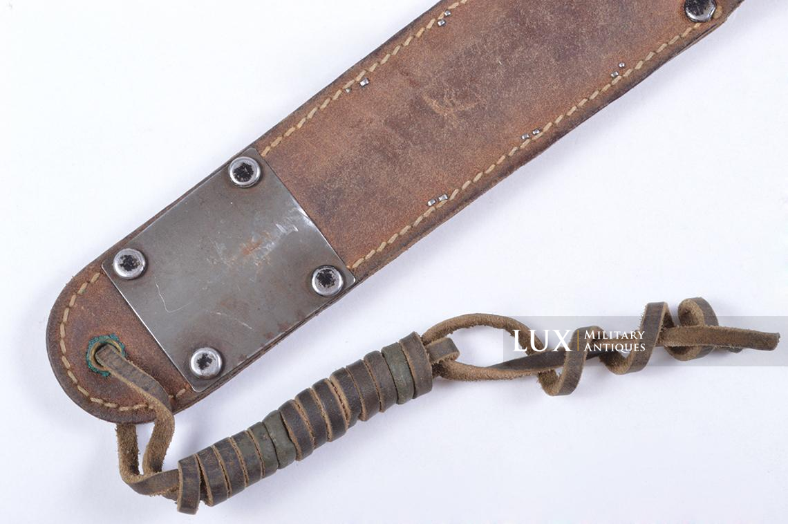 USM6 leather sheath for USM3 combat knife « VINER BROS 1943 » - photo 13