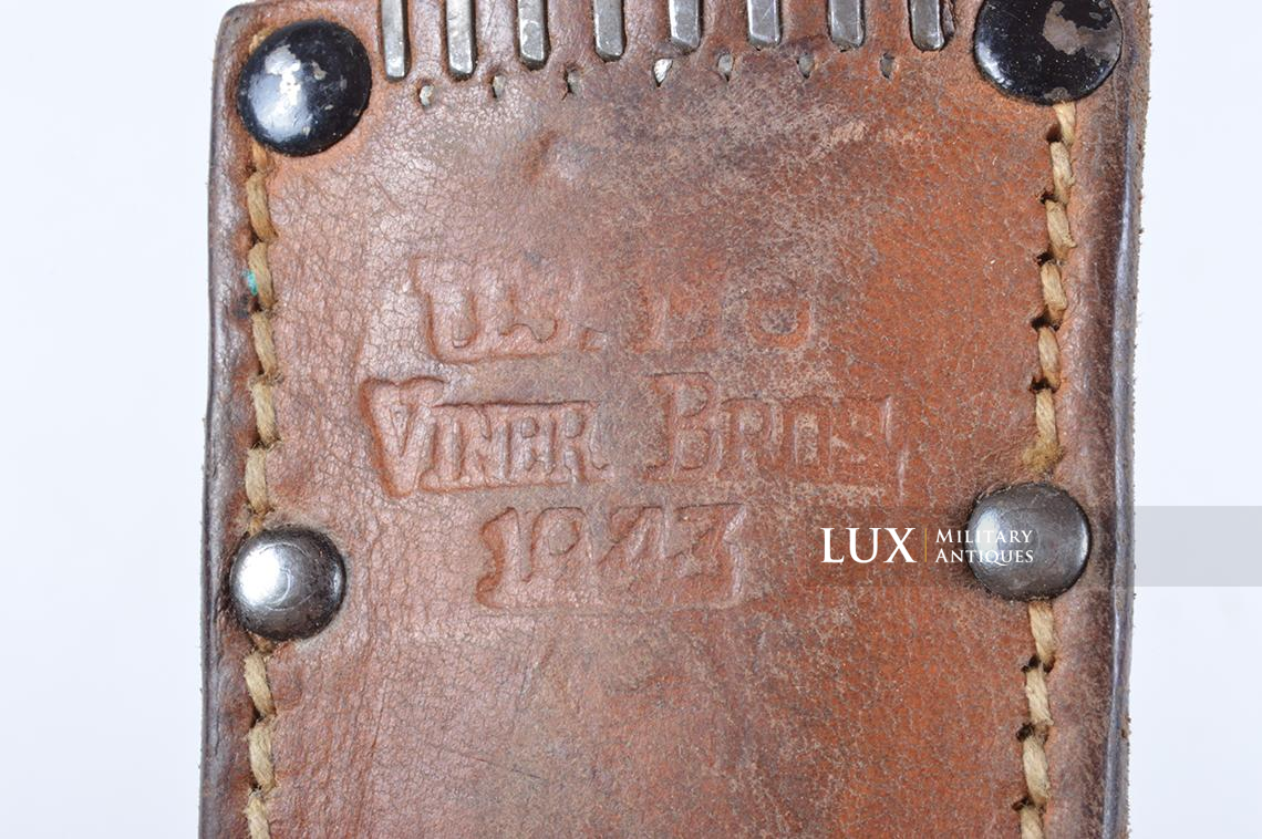 USM6 leather sheath for USM3 combat knife « VINER BROS 1943 » - photo 15