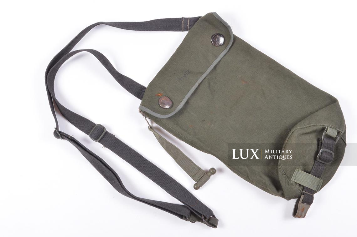 Early German paratrooper gas mask carrying bag, « BWZ » - photo 4
