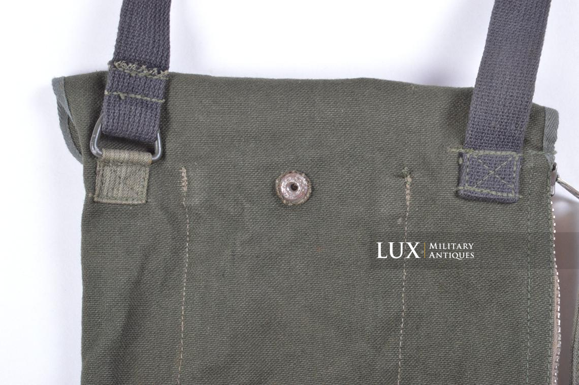 Early German paratrooper gas mask carrying bag, « BWZ » - photo 13